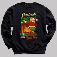 Chestnuts Roasting On A Open Fire - Christmas Jumper Sweatshirt - All Sizes