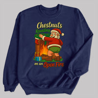 Chestnuts Roasting On A Open Fire - Christmas Jumper Sweatshirt - All Sizes