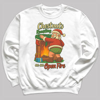 Chestnuts Roasting On A Open Fire - Christmas Jumper Sweatshirt - All Sizes