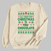 PERSONALISED All I Want For Christmas Is - Christmas Jumper Sweatshirt - Adult & Kids - All Sizes