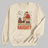 When You've Been Really Naughty - Christmas Jumper Sweatshirt - All Sizes