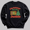Christmas Movie Junkie - Christmas Jumper Sweatshirt - Adult & Kids - All Sizes