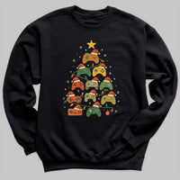 Gamer Christmas Tree - Christmas Jumper Sweatshirt - Adult & Kids - All Sizes