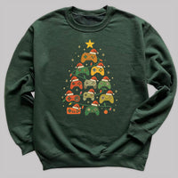 Gamer Christmas Tree - Christmas Jumper Sweatshirt - Adult & Kids - All Sizes