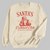 Santa's Cocktail Club - Christmas Jumper Sweatshirt - All Sizes