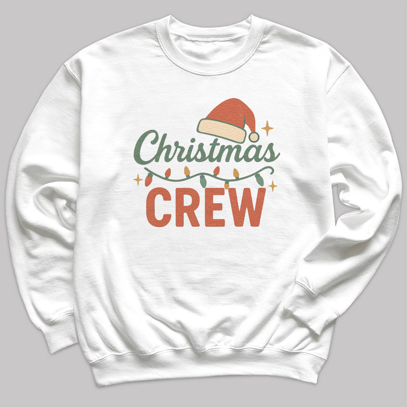 Christmas Crew - Christmas Jumper Sweatshirt - Adult & Kids - All Sizes