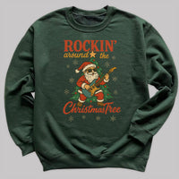 Rockin' Around The Christmas Tree - Christmas Jumper Sweatshirt - Adult & Kids - All Sizes