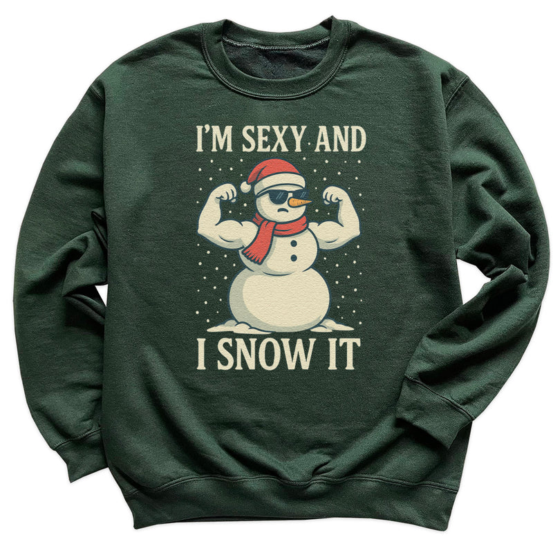 I'm Sexy And I Snow It - Christmas Jumper Sweatshirt - Adult & Kids - All Sizes
