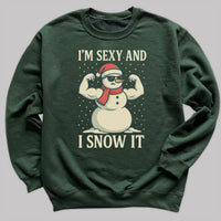I'm Sexy And I Snow It - Christmas Jumper Sweatshirt - Adult & Kids - All Sizes