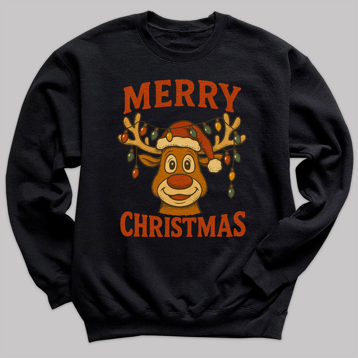 Merry Christmas - Christmas Jumper Sweatshirt - Adult & Kids - All Sizes