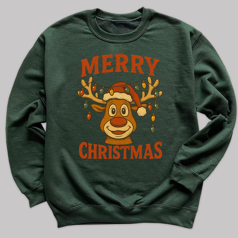 Merry Christmas - Christmas Jumper Sweatshirt - Adult & Kids - All Sizes