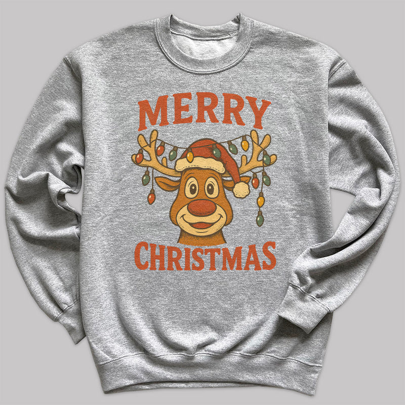 Merry Christmas - Christmas Jumper Sweatshirt - Adult & Kids - All Sizes
