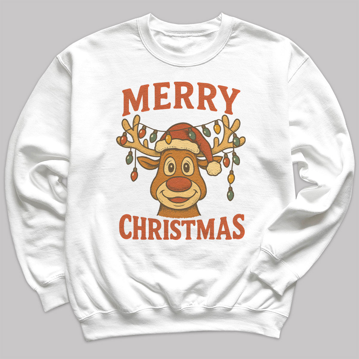 Merry Christmas - Christmas Jumper Sweatshirt - Adult & Kids - All Sizes
