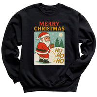 Merry Christmas Ho Ho Ho - Christmas Jumper Sweatshirt - All Sizes
