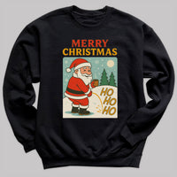 Merry Christmas Ho Ho Ho - Christmas Jumper Sweatshirt - All Sizes