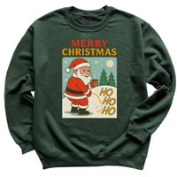 Merry Christmas Ho Ho Ho - Christmas Jumper Sweatshirt - All Sizes