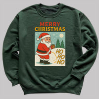 Merry Christmas Ho Ho Ho - Christmas Jumper Sweatshirt - All Sizes