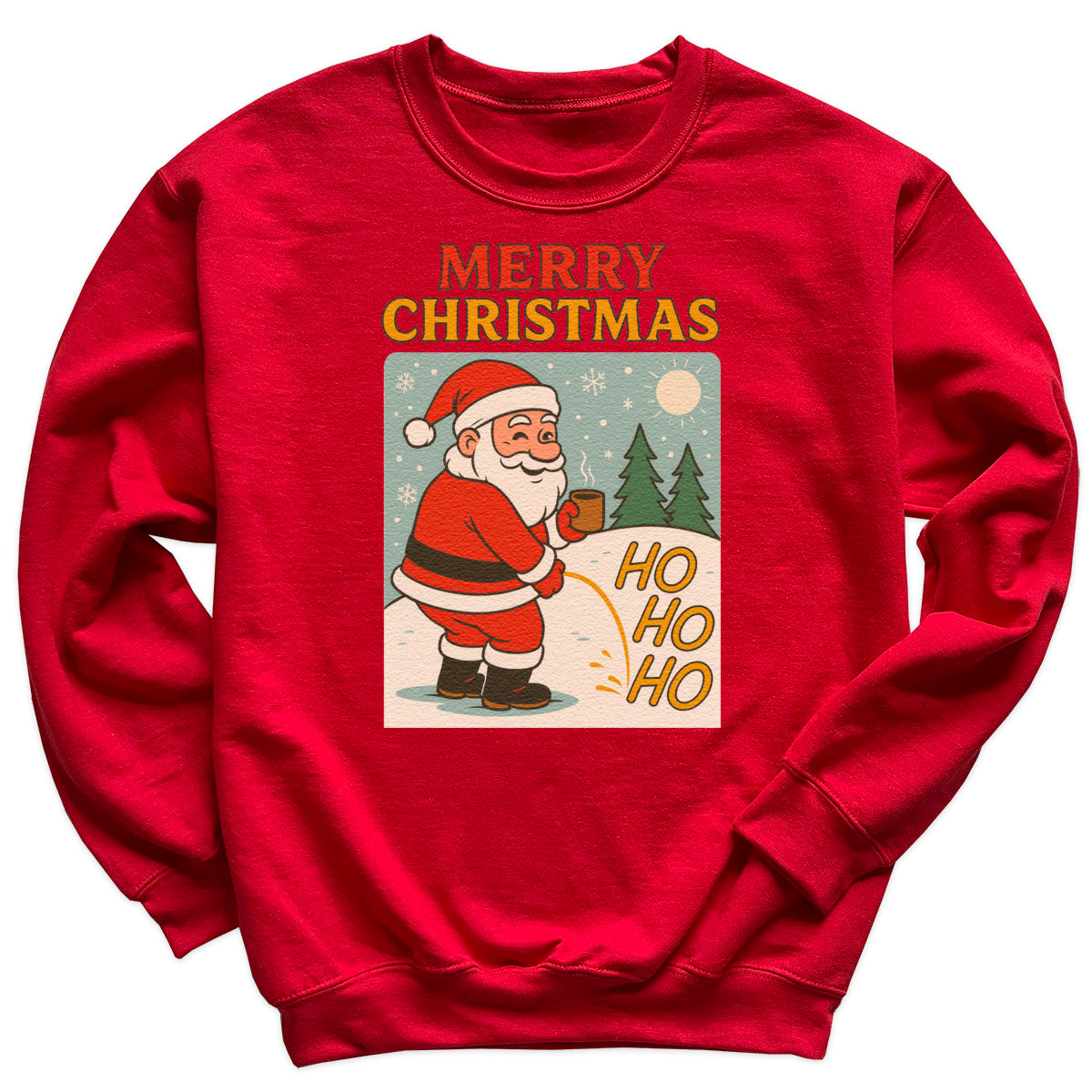 Merry Christmas Ho Ho Ho - Christmas Jumper Sweatshirt - All Sizes