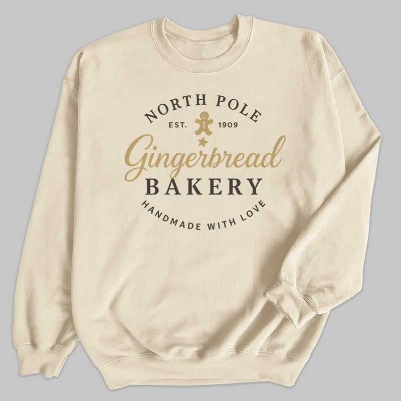 Gingerbread Bakery - Christmas Jumper Sweatshirt - Adult & Kids - All Sizes