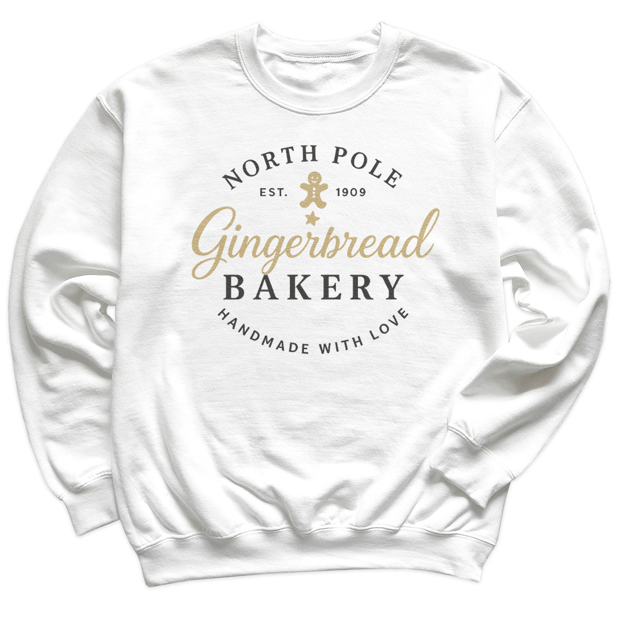 Gingerbread Bakery - Christmas Jumper Sweatshirt - Adult & Kids - All Sizes
