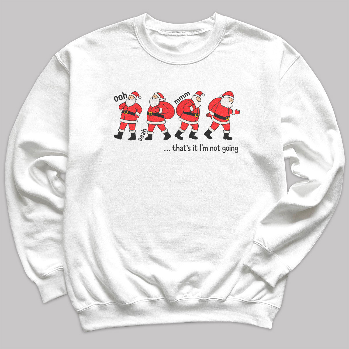 That's It I'm Not Going - Christmas Jumper Sweatshirt - All Sizes
