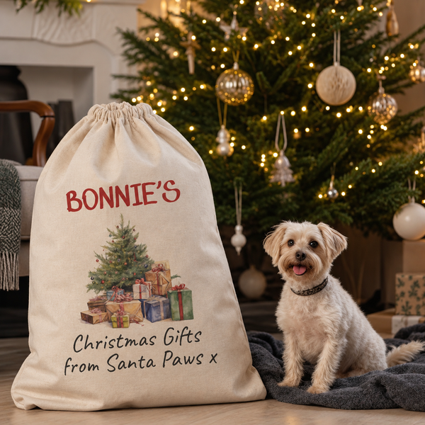 Personalised Christmas Gifts From Santa Paws - Christmas Santa Sack