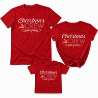 Christmas Crew - Family Matching Christmas Tops - Adult, Kids & Baby - (Sold Separately)