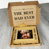 The Best Dad Ever Wooden Photo Frame with Photo