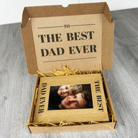 The Best Dad Ever Wooden Photo Frame with Photo