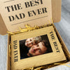 The Best Dad Ever Wooden Photo Frame with Photo