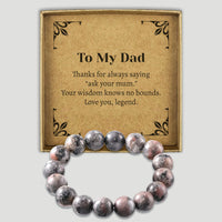 Being Your Favourite Child Is Gift Enough - Choice of 4 Bracelets - Jewelry Gifts for Dad