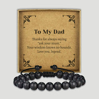Being Your Favourite Child Is Gift Enough - Choice of 4 Bracelets - Jewelry Gifts for Dad