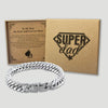 To My Dad, My First and Forever Hero - Choice of 4 Bracelets - Jewelry Gifts for Dad