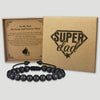 To My Dad, My First and Forever Hero - Choice of 4 Bracelets - Jewelry Gifts for Dad