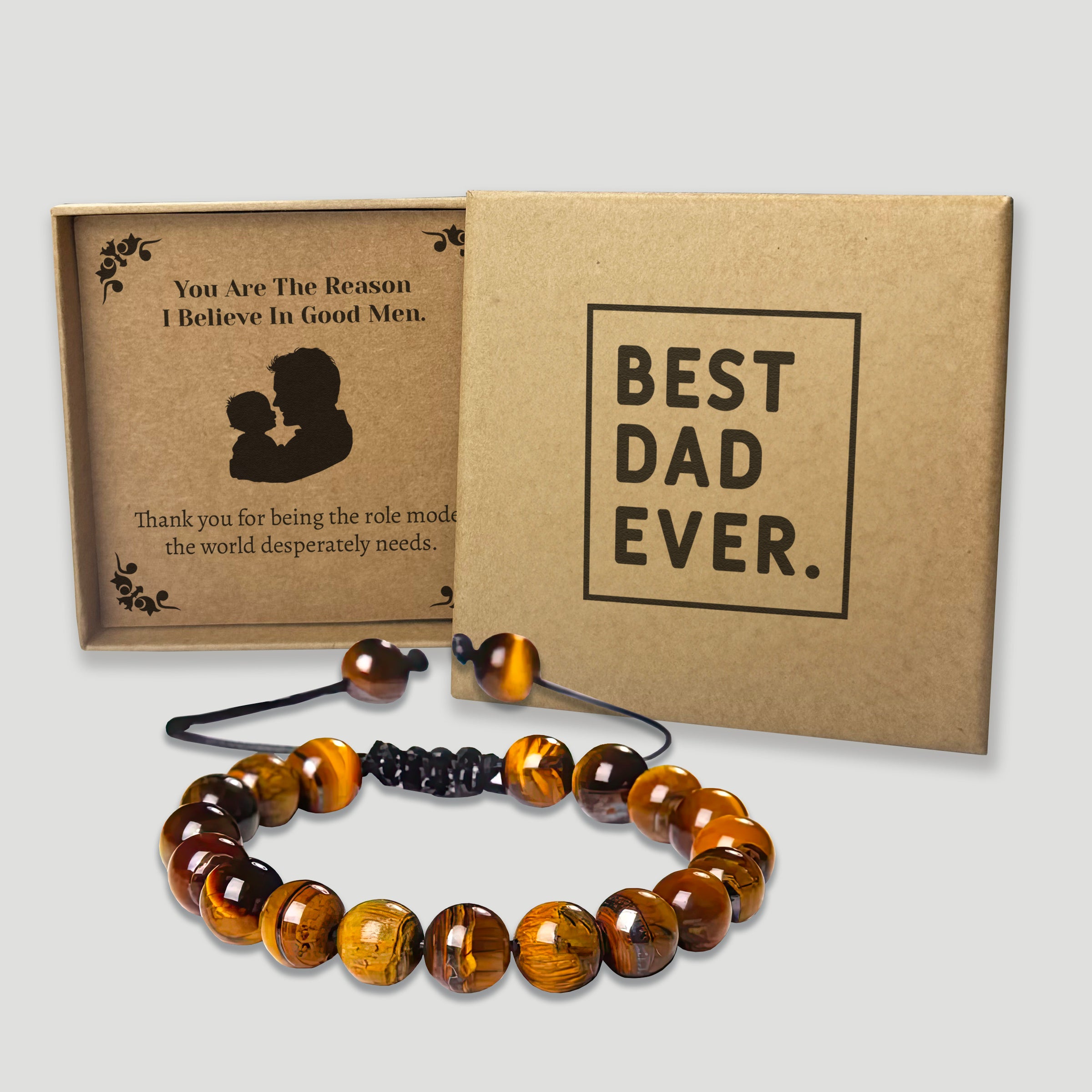 Best Dad Ever - Choice of 4 Bracelets - Jewelry Gifts for Dad