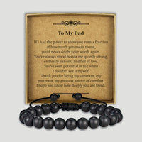PERSONALISED To My Dad, My Constant, My Protector - Choice of 4 Bracelets - Jewelry Gifts for Dad