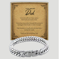 To My Amazing Dad - Choice of 4 Bracelets - Jewelry Gifts for Dad