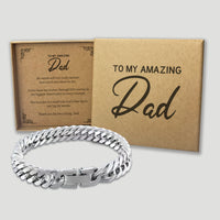 To My Amazing Dad - Choice of 4 Bracelets - Jewelry Gifts for Dad