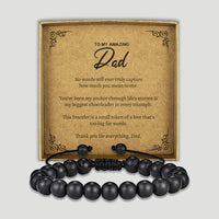 To My Amazing Dad - Choice of 4 Bracelets - Jewelry Gifts for Dad