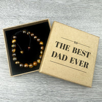 To The Best Dad Ever - Choice of 4 Bracelets - Jewelry Gifts for Dad