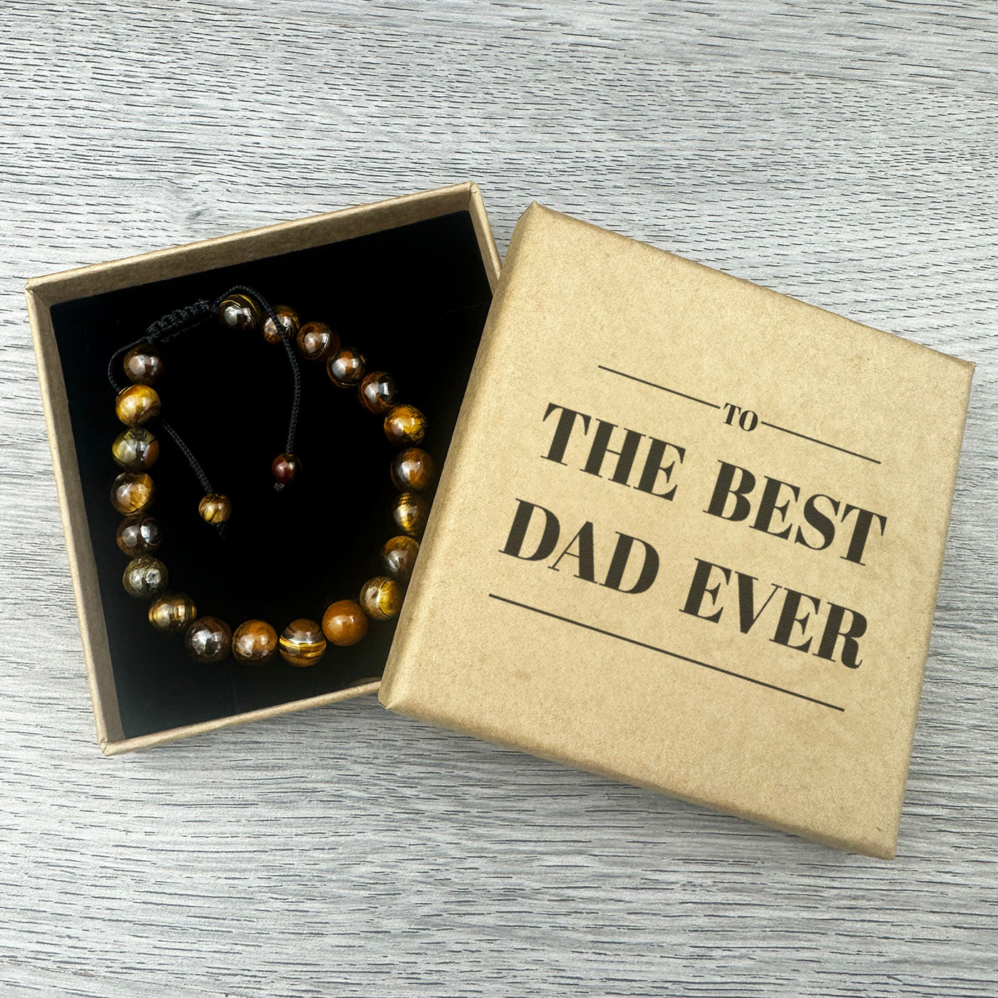 To The Best Dad Ever - Choice of 4 Bracelets - Jewelry Gifts for Dad