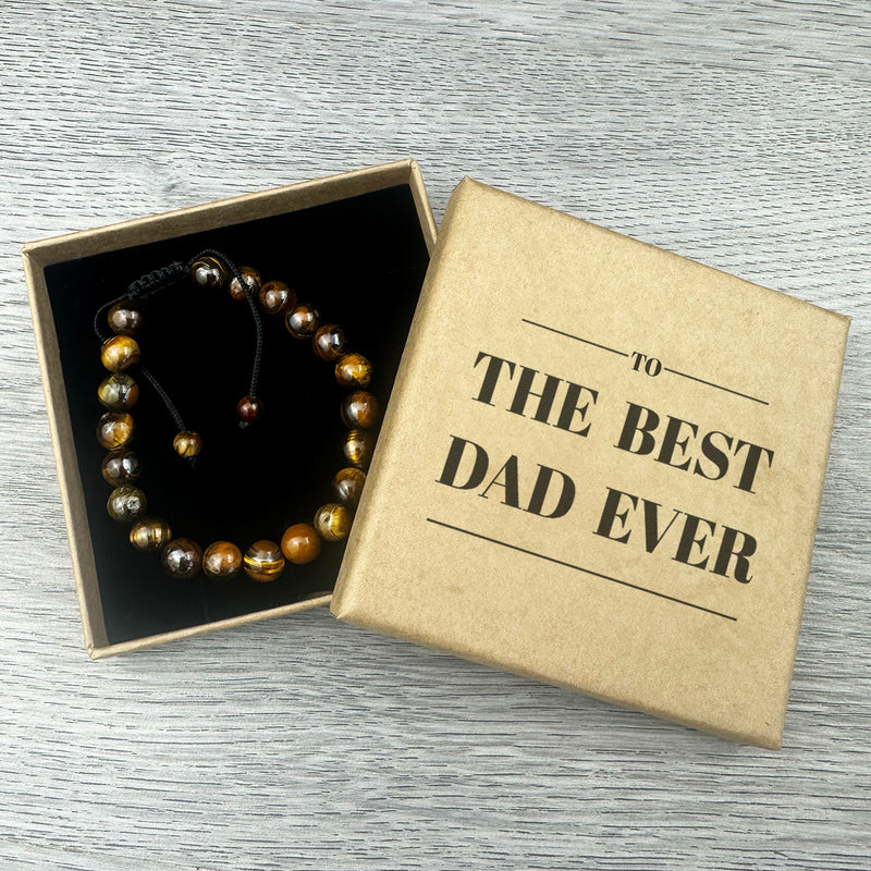 To The Best Dad Ever - Choice of 4 Bracelets - Jewelry Gifts for Dad