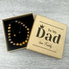 PERSONALISED To My Dad - Choice of 4 Bracelets - Jewelry Gifts for Dad
