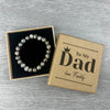 PERSONALISED To My Dad - Choice of 4 Bracelets - Jewelry Gifts for Dad