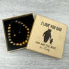 PERSONALISED I LOVE YOU DADDY - Choice of 4 Bracelets - Jewelry Gifts for Dad