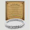 PERSONALISED To My Dad, My Forever Friend - Choice of 4 Bracelets - Jewelry Gifts for Dad
