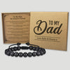 PERSONALISED To My Dad, My Forever Friend - Choice of 4 Bracelets - Jewelry Gifts for Dad