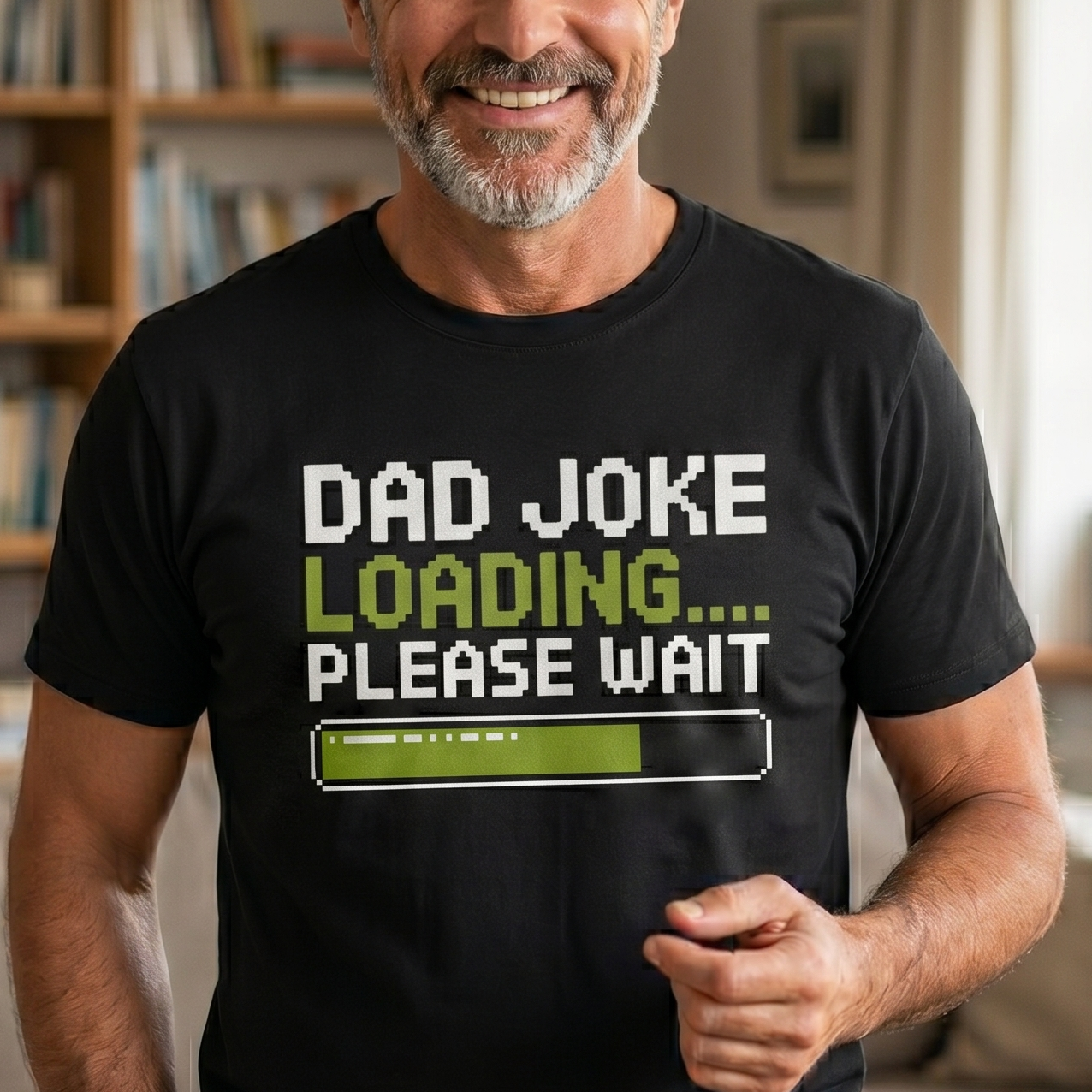 Dad Jokes Loading - Herren T-Shirt - Väter T-Shirt