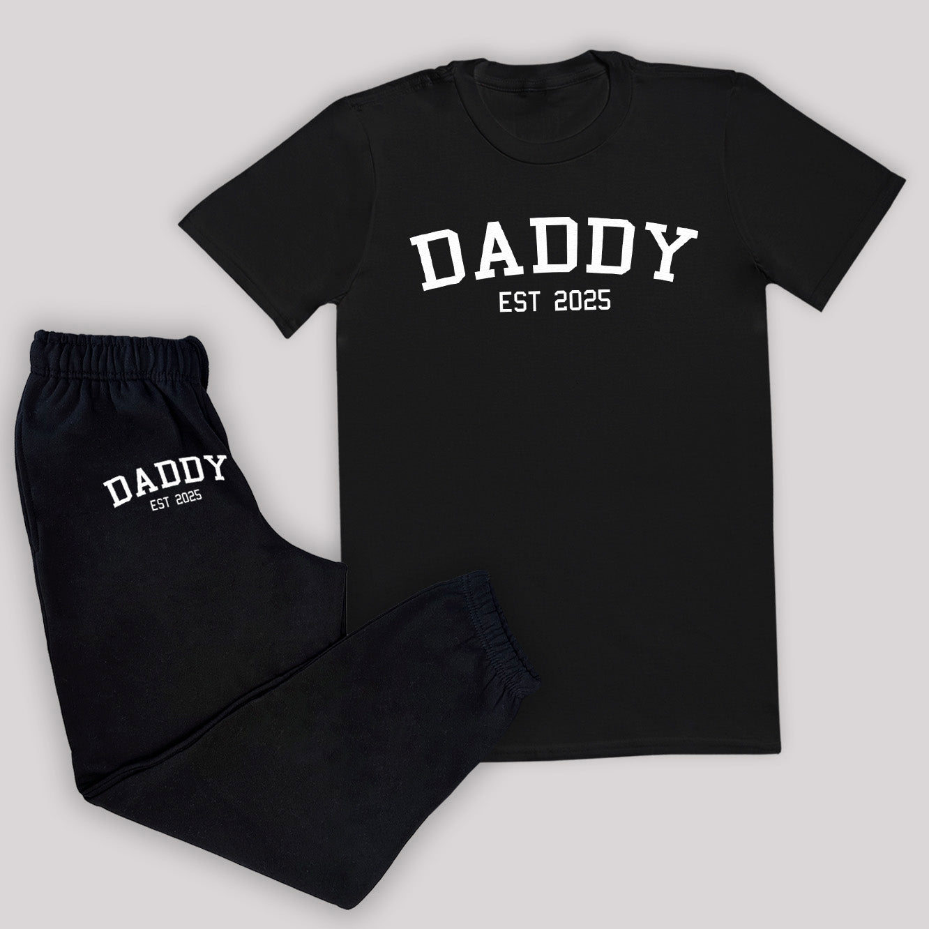 PERSONALISED Daddy EST. - Loungewear Joggers Set