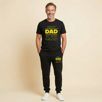 Best Dad In The Galaxy Yellow - Loungewear Joggers Set